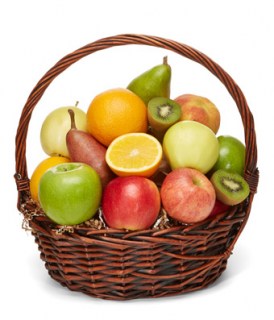 Deluxe fruit basket