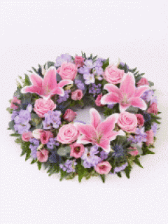 Rose and Lilly Wreath